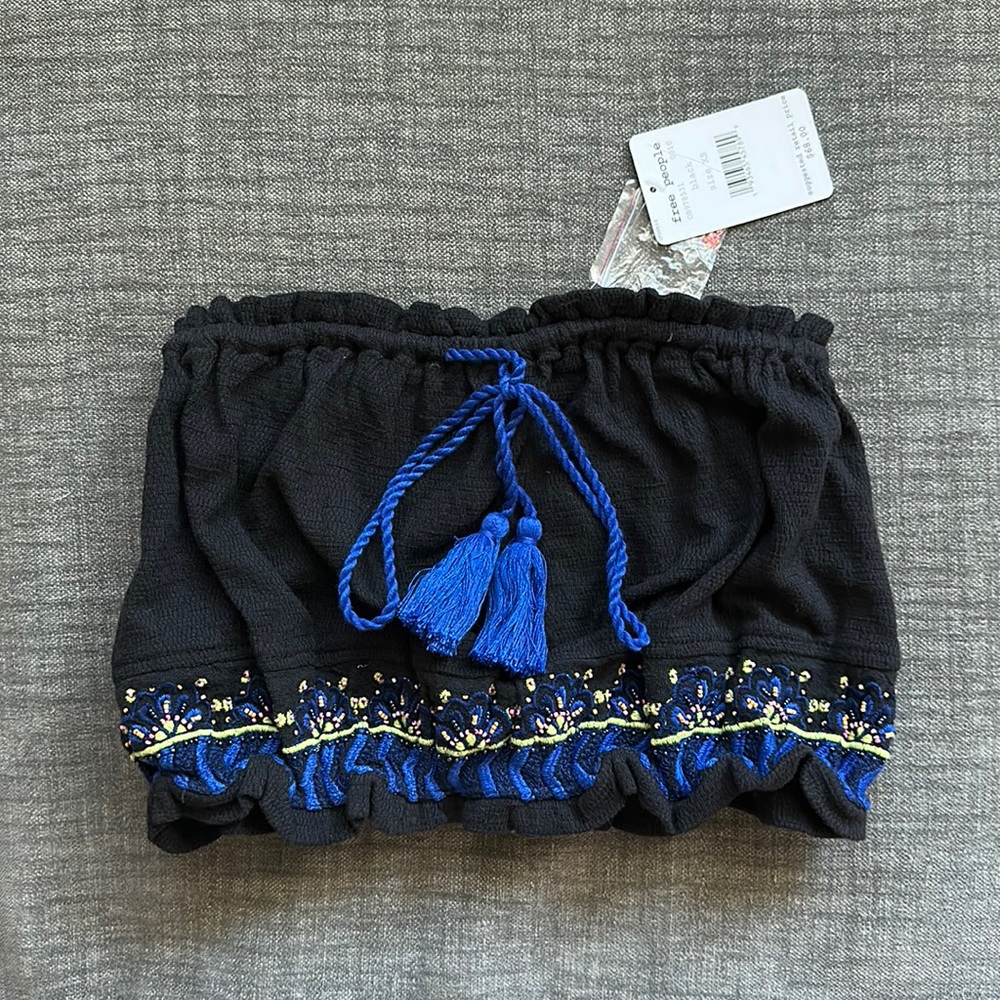 Size XS Free People Strapless Shirt